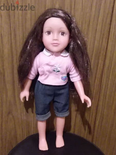 UNEEDA AMERICAN GIRL 47 Cm from BOBAB great large weared doll=18$ 1