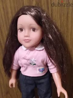 UNEEDA AMERICAN GIRL 47 Cm from BOBAB great large weared doll=18$
