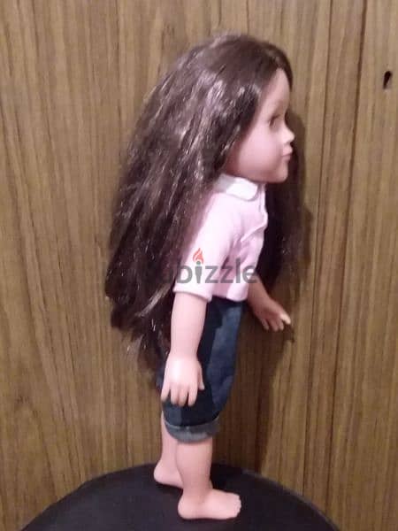 UNEEDA AMERICAN GIRL 47 Cm from BOBAB great large weared doll=18$ 5