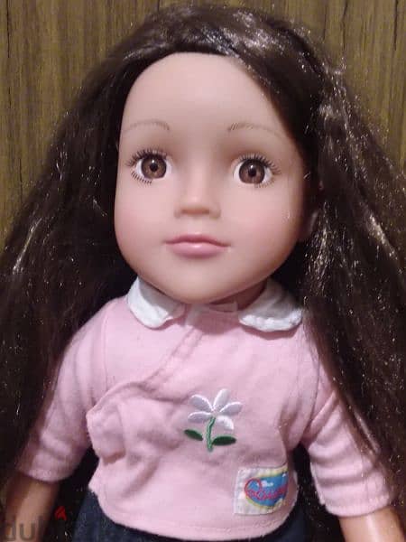 UNEEDA AMERICAN GIRL 47 Cm from BOBAB great large weared doll=18$ 6