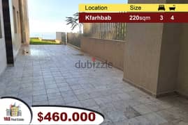 Kfarhbab 220m2 + 220m2 Terrace / Garden | Excellent Condition |View|AN 0