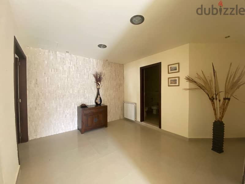 185 Sqm+45 Sqm Terrace|Fully furnished apartment for rent in Broummana 10