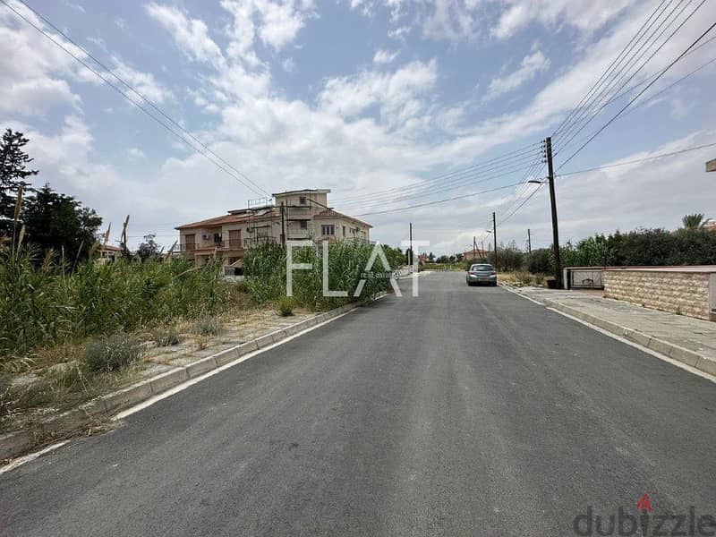 Plot for sale in Larnaka I 138.000€ 5