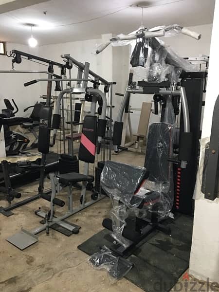 all kind of home gym new and used we have also all sports equipment 5