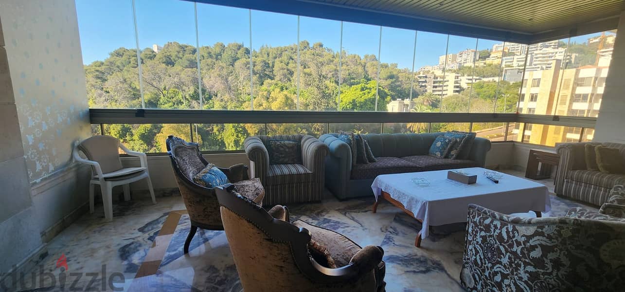 L12135-320 SQM Apartment for Sale With A Great Green View In Baabda 3