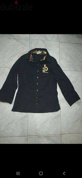 shirt black trimed tiger xs s m l 3