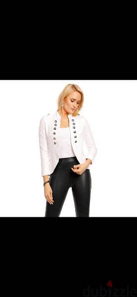 white jacket high quality s to xL 1