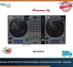 Pioneer DJ DDJ-FLX6-GT 4-deck Rekordbox and Serato DJ Controller GT 0