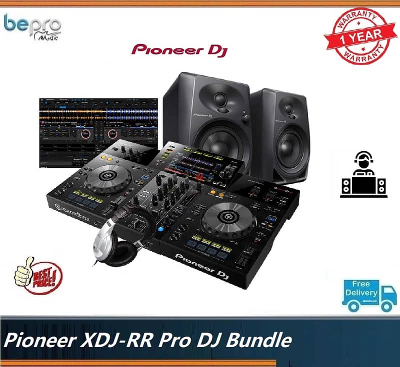 PIONEER XDJ-RR PRO DJ BUNDLE, All-in-one Digital DJ System 0