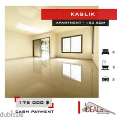 Apartment for sale in kaslik 150 SQM REF#MA15031