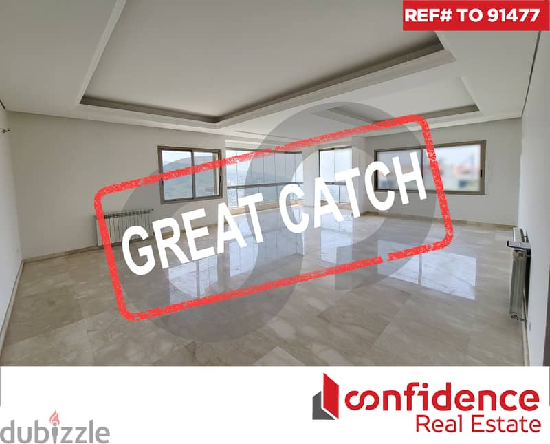 This stunning 250 SQM apartment in Ornet Chahwan for Sale! REF#TO91477 0