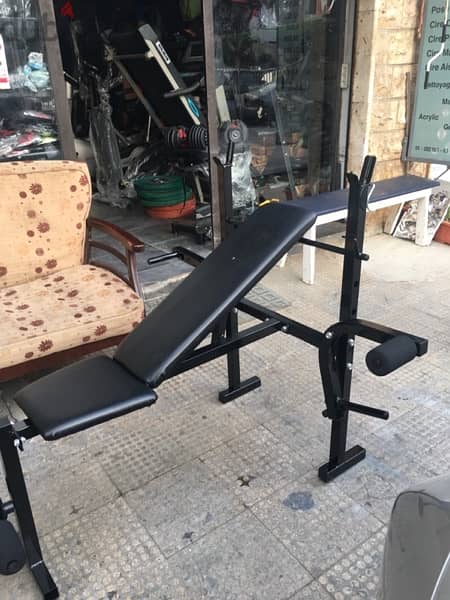 bench adjustable with fly and legs heavy duty good quality 3