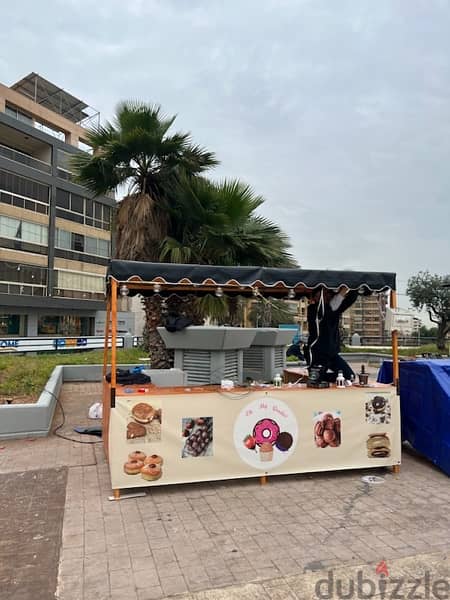 Kiosk with Roof 3