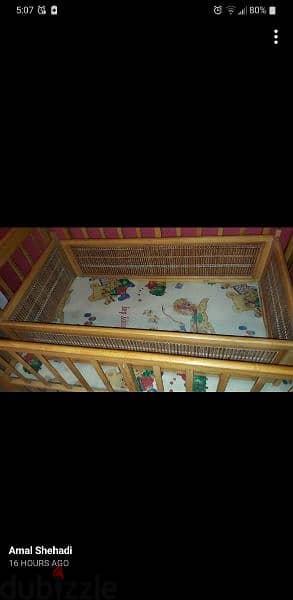 Bed for baby & kids excellent condition سرير للأطفال ممتاز 1