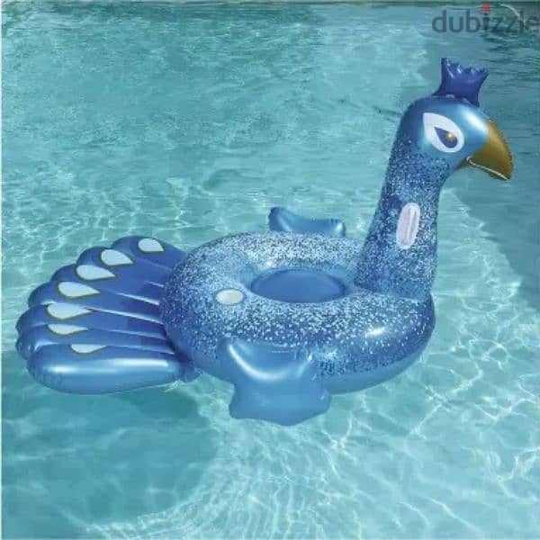 Bestway Inflatable Pretty Peacock Pool Float 198 x 164 cm 2