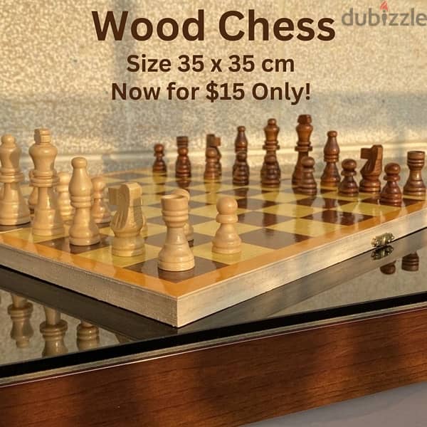 Wood Chess Board 1