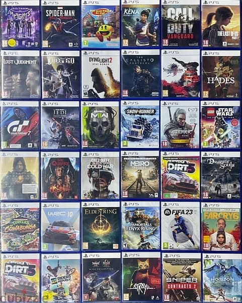 All Ps5 Games Available Starting 25$ (All New Sealed! 1