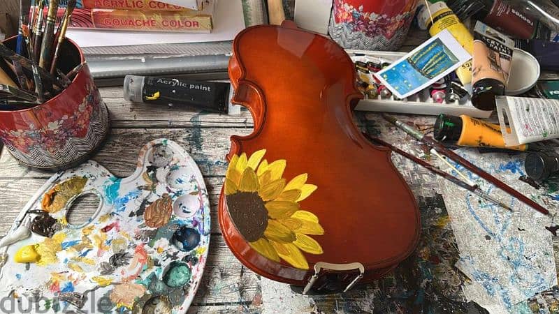 Violin (Vintage-Handpainted) 2