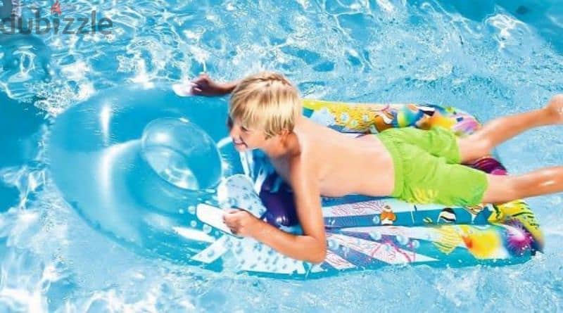 Bestway Inflatable Splash & Play Surf Board Float Mattress 168 x 76 cm 1