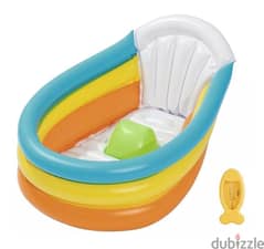 Bestway Inflatable Squeaky Clean Baby Bath Tub 76 x 48 x 33 cm