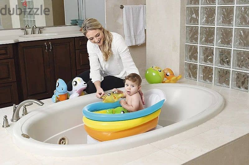 Bestway Inflatable Squeaky Clean Baby Bath Tub 76 x 48 x 33 cm 2