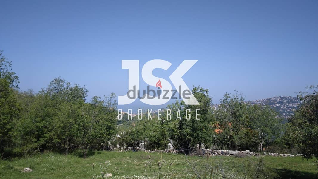 L12164-2300 SQM Land for Sale With Great Mountain View in Bikfaya 0