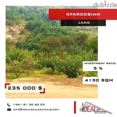 Land for sale in kfardebian 4130 sqm ref#nw56289 0