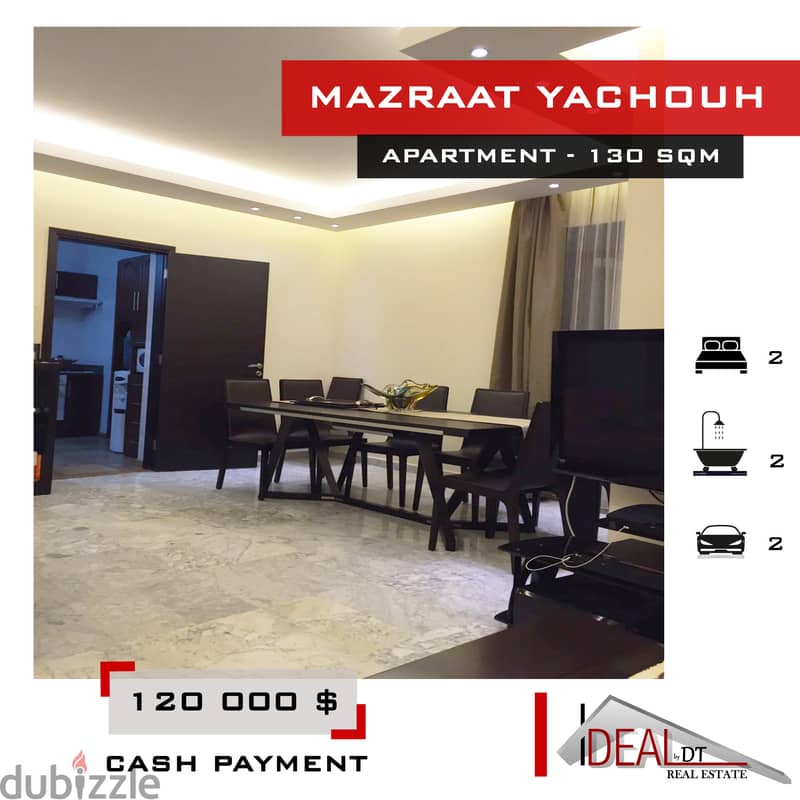 apartment for sale in mazraat yachouh 130 SQM REF#AG2021 0