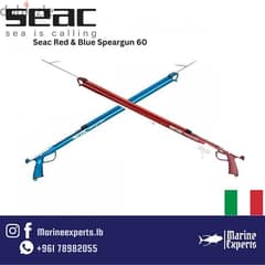 Seac spearfishing spear for diving 60cm blue and red 0