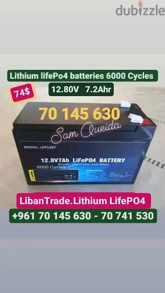 Lithium iron phosphate FePO4 battery 2