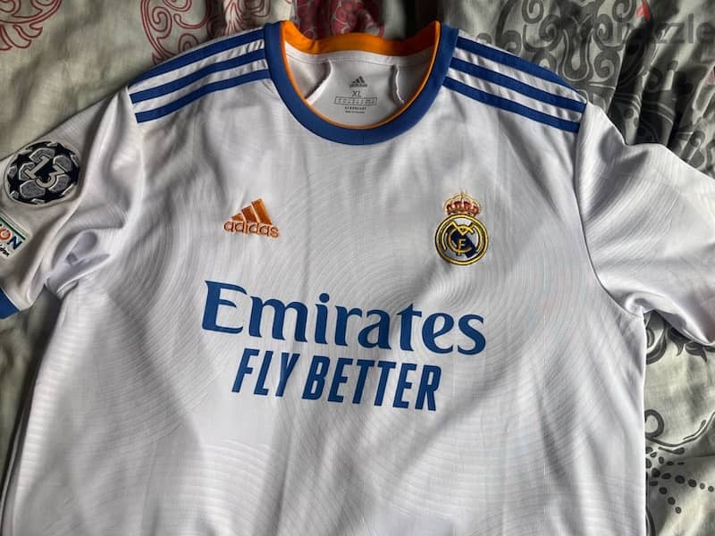 real madrid 21/22 home adidas jersey 3