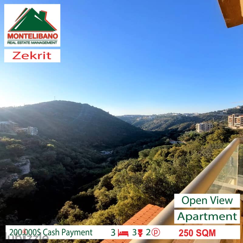 200.000$  Apartment for Sale in Zekrit !! 0