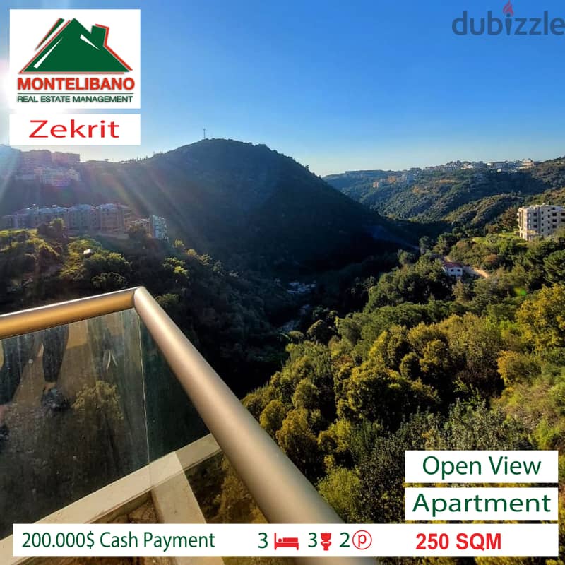 200.000$  Apartment for Sale in Zekrit !! 1