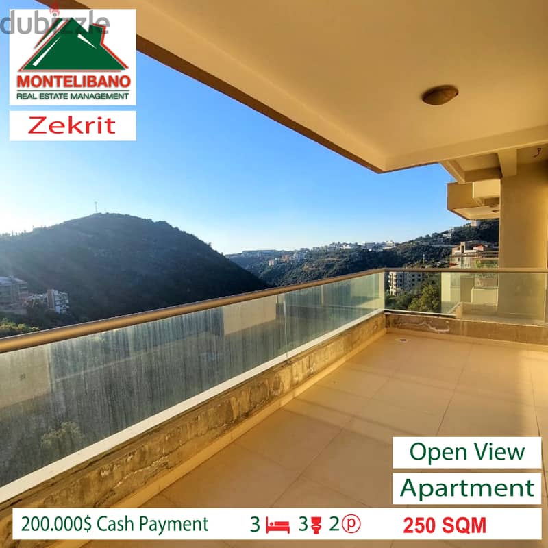 200.000$  Apartment for Sale in Zekrit !! 2