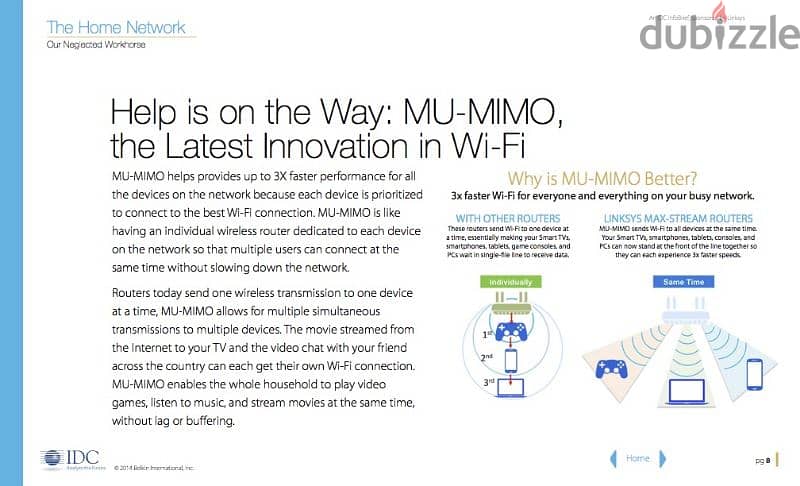 افضل راوتر Linksys EA8500 Max-Stream MU-MIMO Gigabit Wi-Fi Router 5