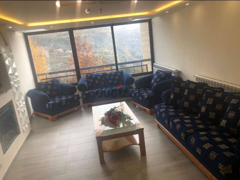 chalet duplex apartment for rent at faraya faqra oun lsiman 3