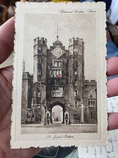 كرت بريدي بريطاني قصر سان جيمس لندن سنة ١٩١٣ 0
