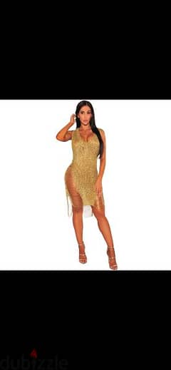 gold colour swimsuit cover or cardigan s to xxL