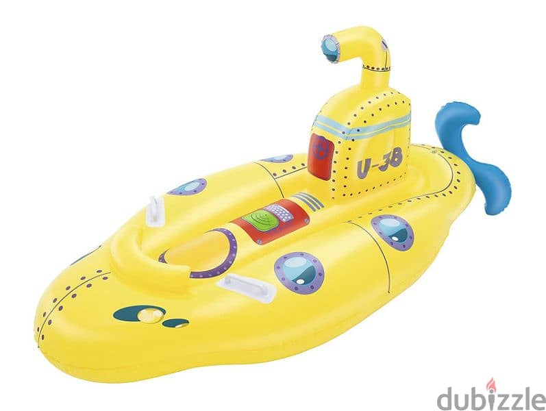 Bestway Inflatable Unsinkable Submarine Ride-On 165 x 86 cm 1