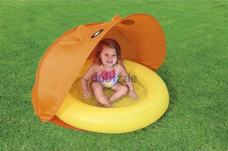 Bestway Inflatable UV Careful Baby Care Pool With Twist & Fold Roof 1