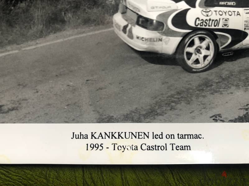 Juha KANKKUNEN 1995 Toyota Castro team champion official picture 1