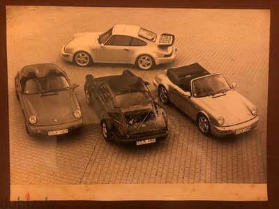 Werkfoto PORSCHE 911 & turbo commemorative official picture 1994