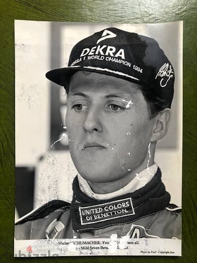 Michael SCHUMACHER official picture unsigned