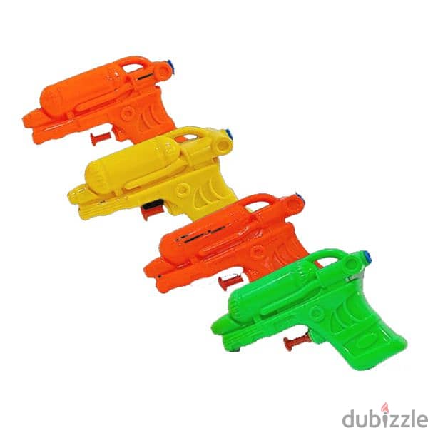 Set Of Small Plastic Water Gun 4 Pcs 0