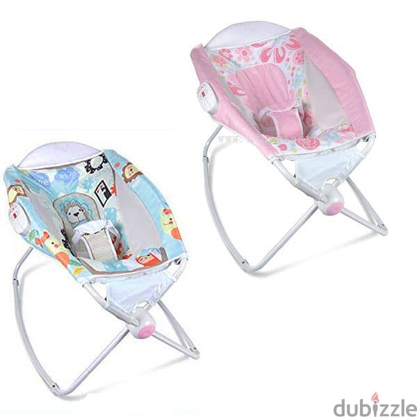 Infant to Toddler Pink Rocker Chair 0