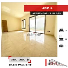 Apartment for sale in jbeil 210 SQM REF#MC54083