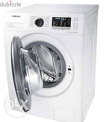 Samsung WW80J5555FW Ecobubble Washing Machine - White 8kg 1