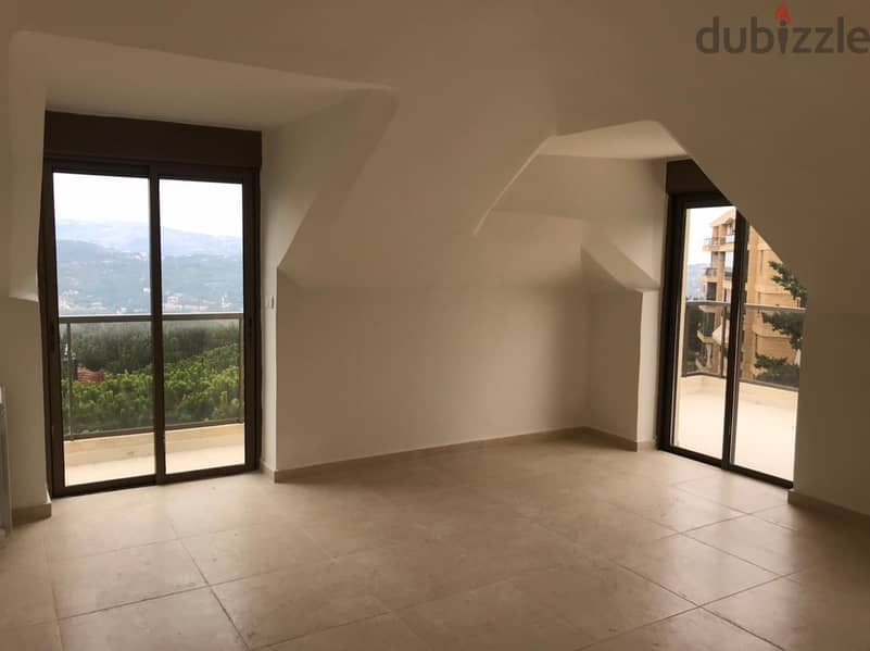 Lux 3 bedrooms apartment + 350m2 terrace/garden+View 4 sale Broumana 3