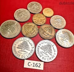 lot # C-162 Lebanon 1960's-1980"s x 11 coins