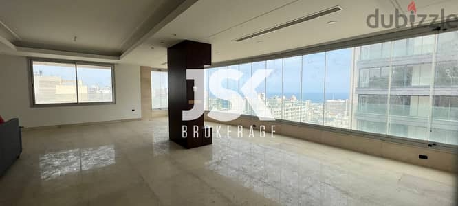 L12206-Modern Apartment with Sea View for Sale in Achrafieh